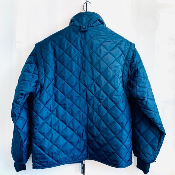 Dakota Quilted T-Max Jacket Mens Coat Puffer With ZIP-OFF Sleeves Size Small - Picture 2 of 8